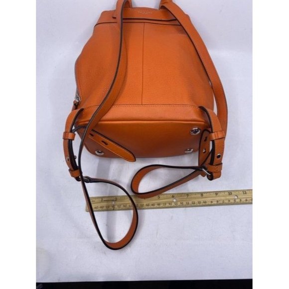 Rag And Bone Mini Pilot Orange Leather Backpack main image 5